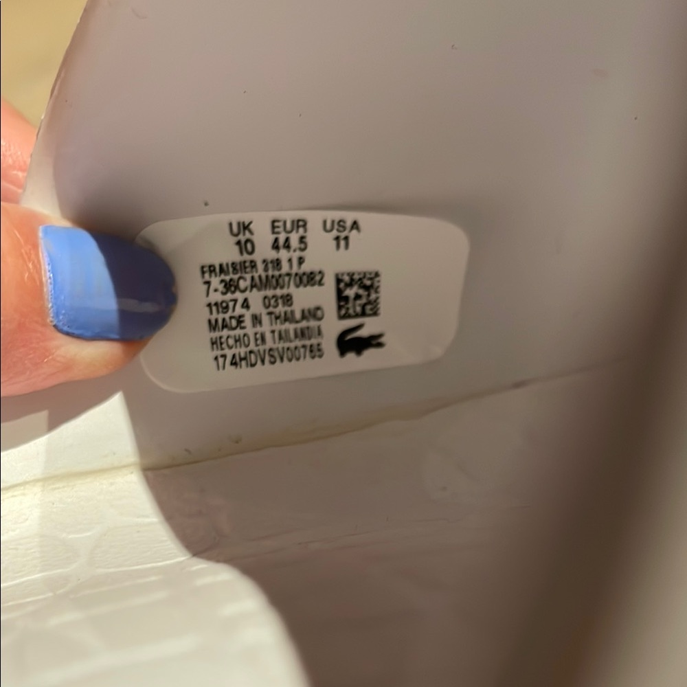 White Slide Sandals with Green Logo - Picture 4 of 4